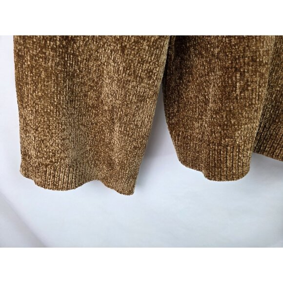 Wrangler Retro Womens Sweater Size XXL Brown Oversized Cropped Flared Sleeves - Picture 6 of 11